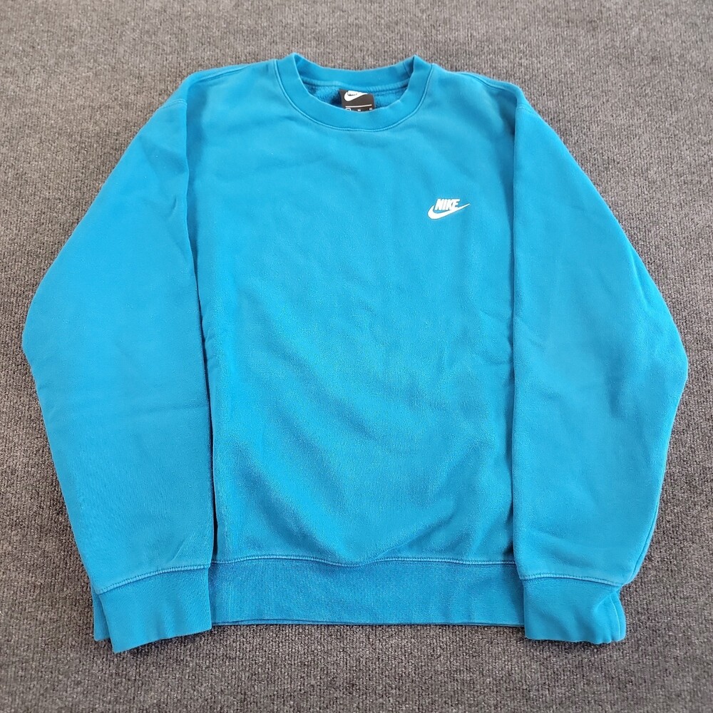 Nike Men's Crew Neck Sweatshirt Size XL Baby Blue Long Sleeve